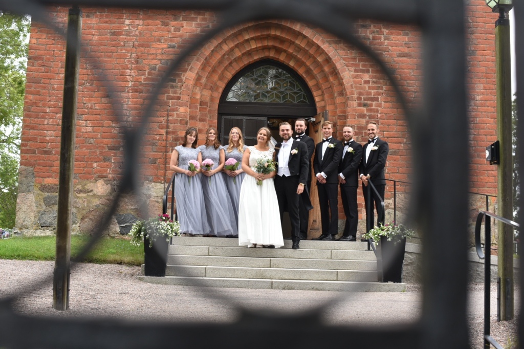Uppsala bröllopsfotograf danmarkskyrkan 